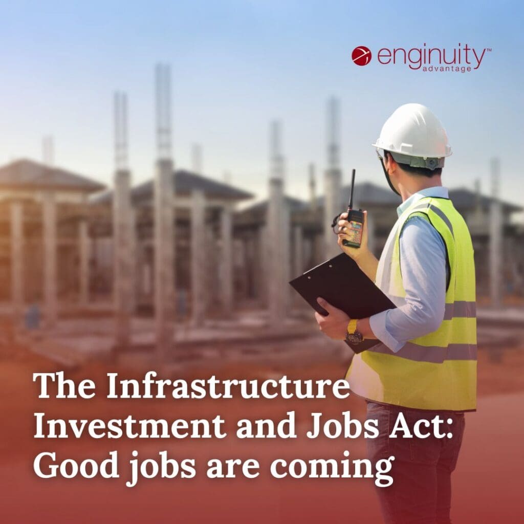 The IIJA Impact Unleashing Job Potential in Construction and Civil Engineering (2) Construction workers and civil engineers working on a project under the IIJA