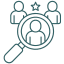 finding staff icon