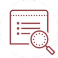 search analysis icon circle